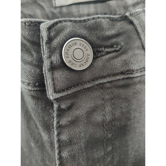 KanCan Distressed Destroyed Black Denim Skinny Jeans Size 24 high waisted - Picture 6 of 10